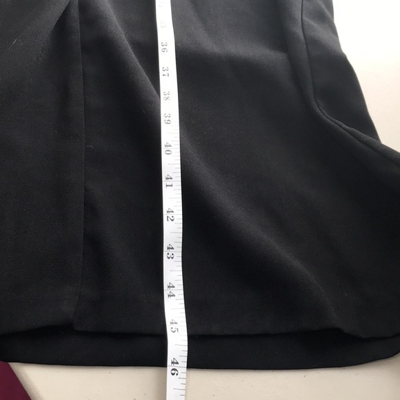 Asos black sleeveless side flap detail midi dress size 2 fits like a medium - Picture 8 of 11